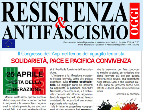 GIORNALE – APRILE 2016